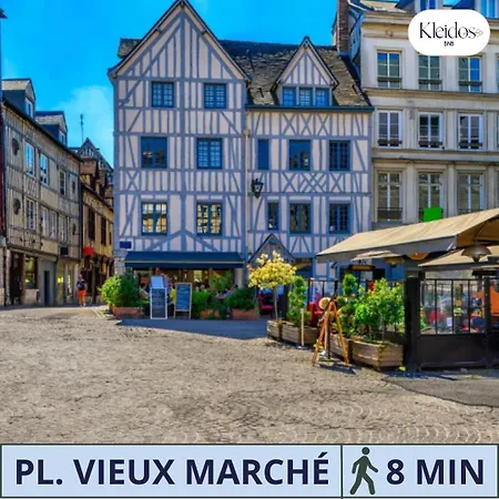 Olympe By Kleidos, 4p, Rue Calme, Centre Historique, Proche Gare Apartment Rouen