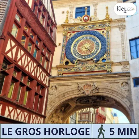 Apartment Olympe By Kleidos, 4p, Rue Calme, Centre Historique, Proche Gare Rouen