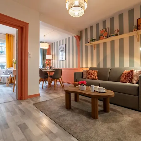 Olympe By Kleidos, 4p, Rue Calme, Centre Historique, Proche Gare Apartment *