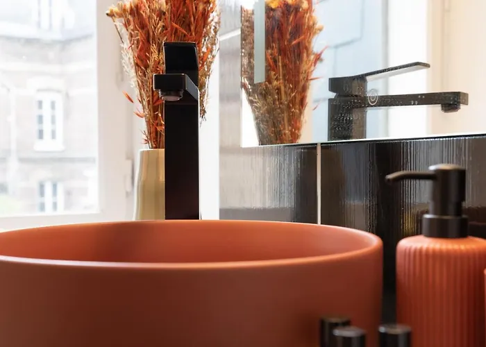 Lägenhet Olympe By Kleidos, 4p, Rue Calme, Centre Historique, Proche Gare Rouen